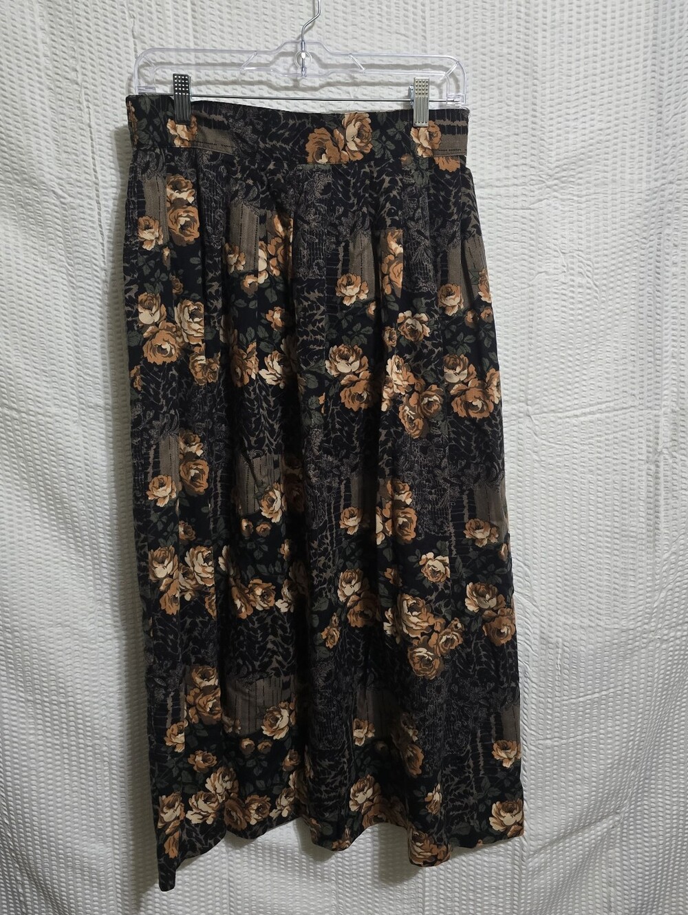 Vintage Kathie Lee Floral Maxi Skirt Size 14 Made in USA 90s